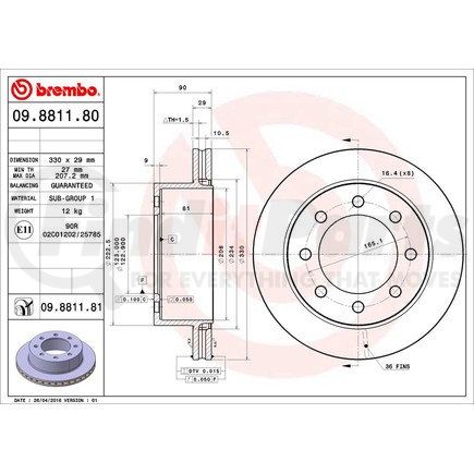 Brembo 09.8811.81