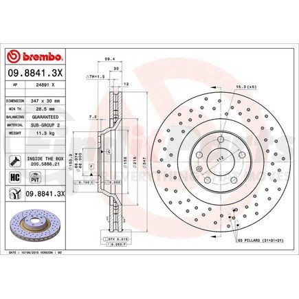 Brembo 09.8841.3X