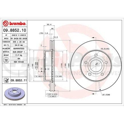 Brembo 09.8852.11