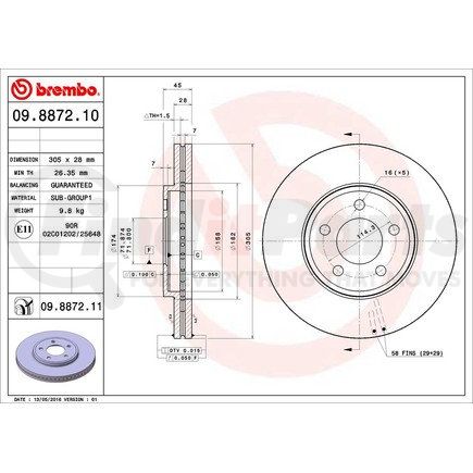 Brembo 09.8872.11