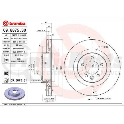 Brembo 09.8875.31