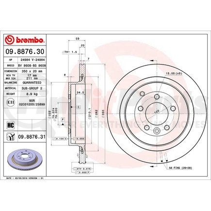 Brembo 09.8876.31