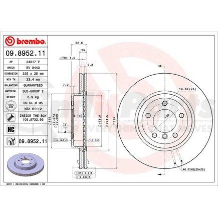 Brembo 09.8952.11