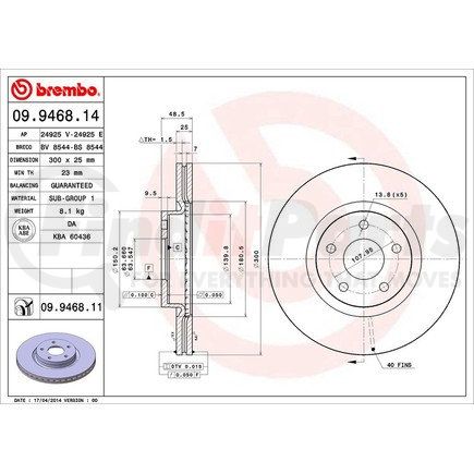 Brembo 09.9468.11