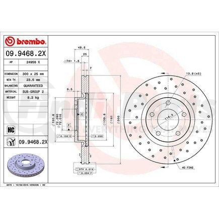 Brembo 09.9468.2X