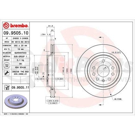 Brembo 09.9505.11