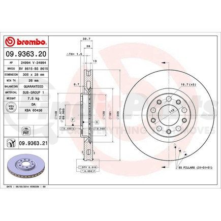 Brembo 09.9363.21