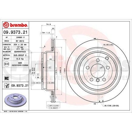 Brembo 09.9373.21