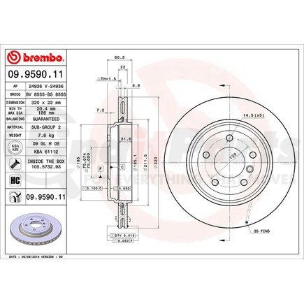 Brembo 09.9590.11
