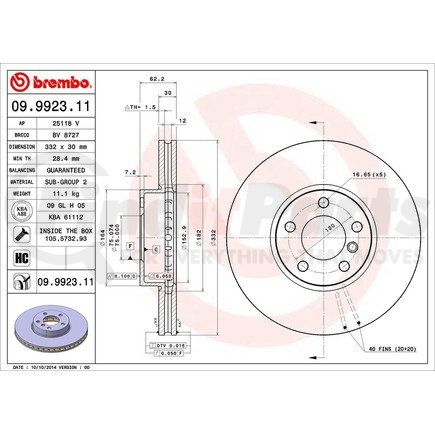 Brembo 09.9923.11
