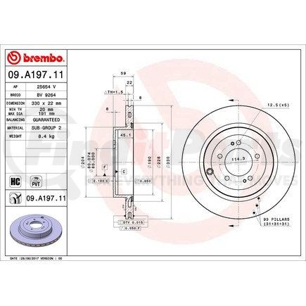 Brembo 09.A197.11