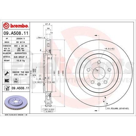 Brembo 09.A508.11