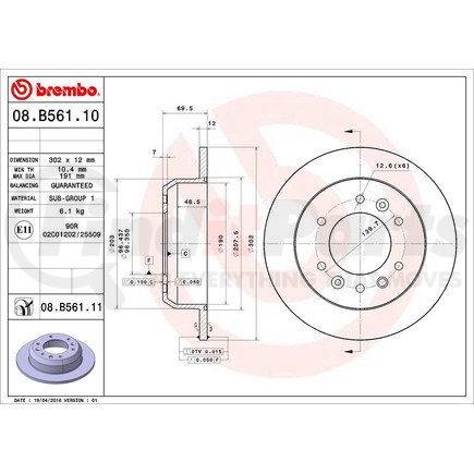 Brembo 08.B561.11