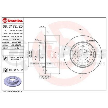 Brembo 08C17221