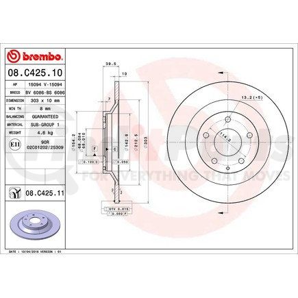 Brembo 08C42511