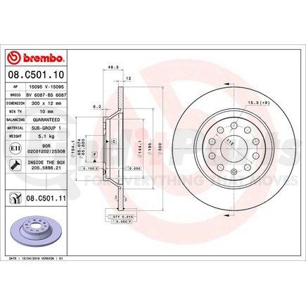 Brembo 08.C501.11