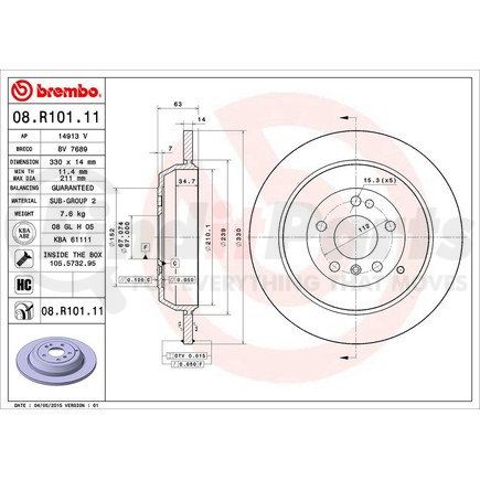 Brembo 08.R101.11