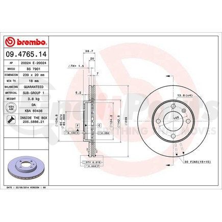 Brembo 09.4765.14