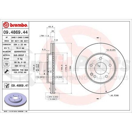Brembo 09.4869.41