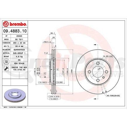 Brembo 09.4883.10