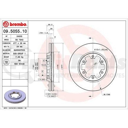 Brembo 09.5055.10