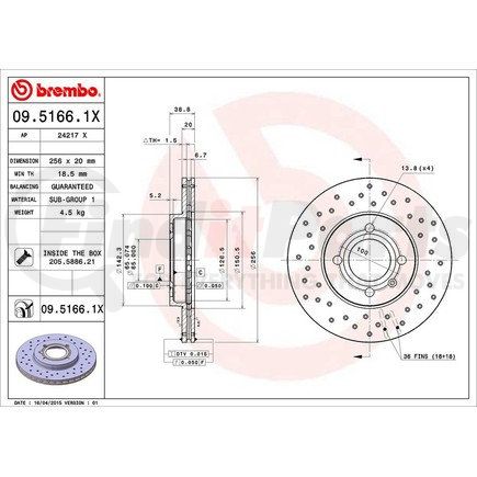 Brembo 09.5166.1X