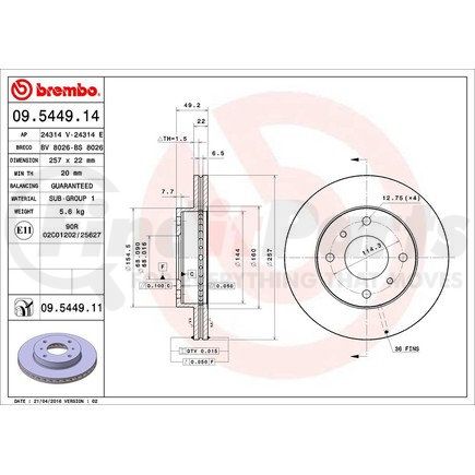 Brembo 09.5449.11