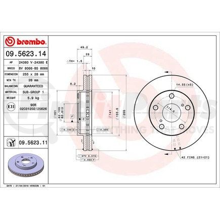 Brembo 09.5623.11