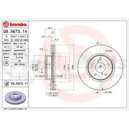 Brembo 09.5673.11
