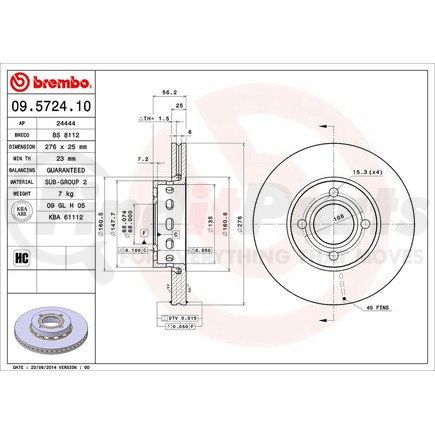 Brembo 09.5724.10