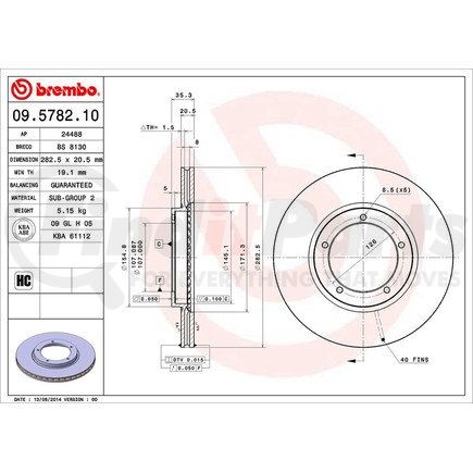 Brembo 09.5782.10