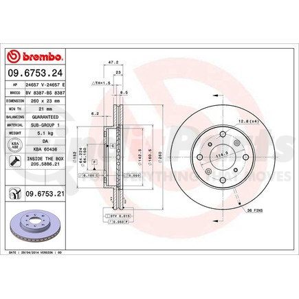 Brembo 09.6753.21