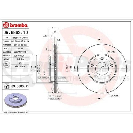 Brembo 09.6863.11