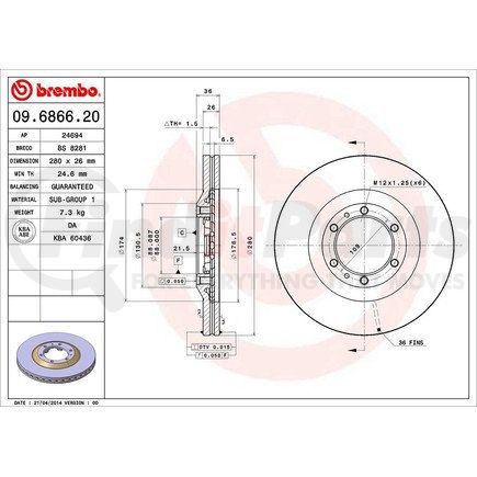 Brembo 09.6866.20