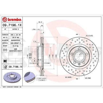 Brembo 09.7196.1X