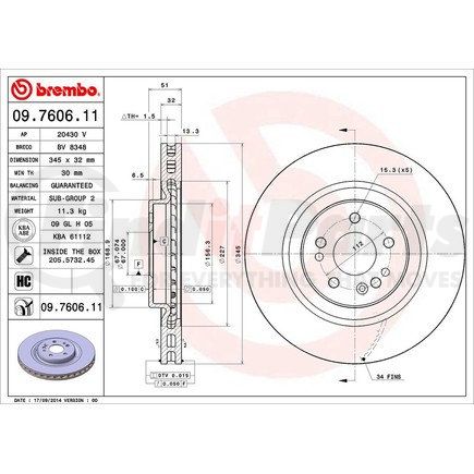 Brembo 09.7606.11