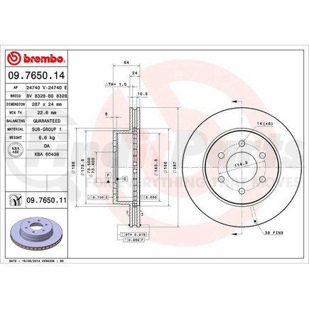 Brembo 09.7650.11