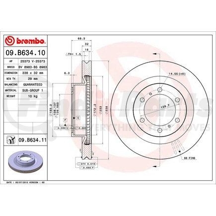 Brembo 09.B634.11