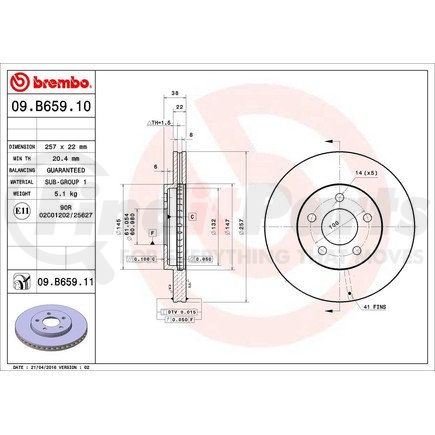 Brembo 09.B659.11