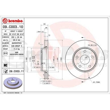 Brembo 09.C003.11