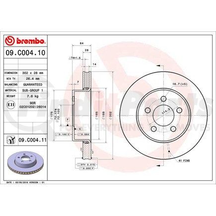 Brembo 09.C004.11