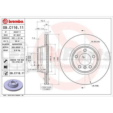 Brembo 09C11611