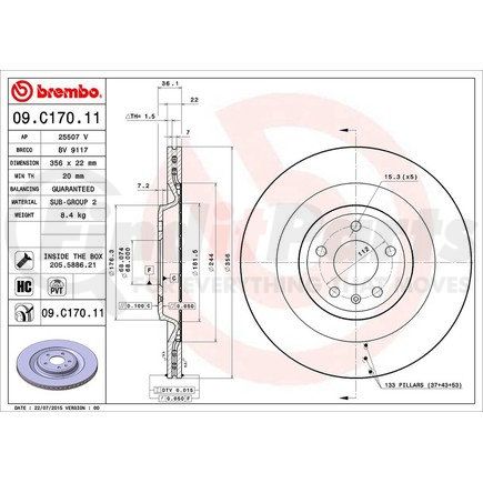 Brembo 09C17011