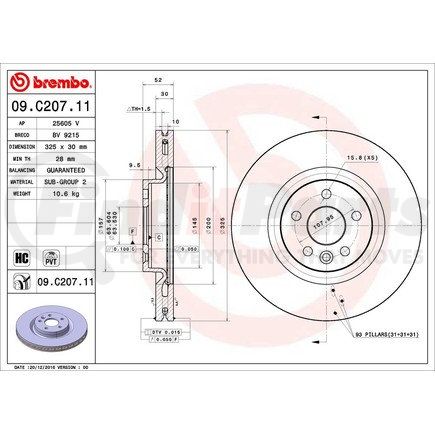 Brembo 09.C207.11
