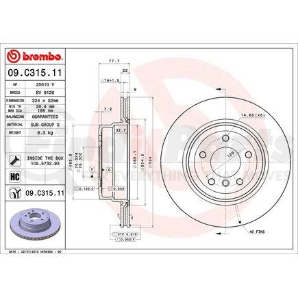 Brembo 09.C315.11
