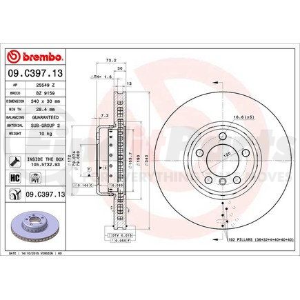 Brembo 09C39713 