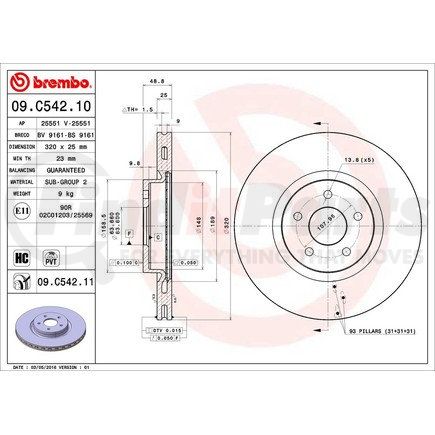 Brembo 09C54211