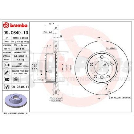 Brembo 09C64911