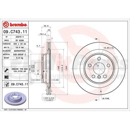 Brembo 09.C743.11