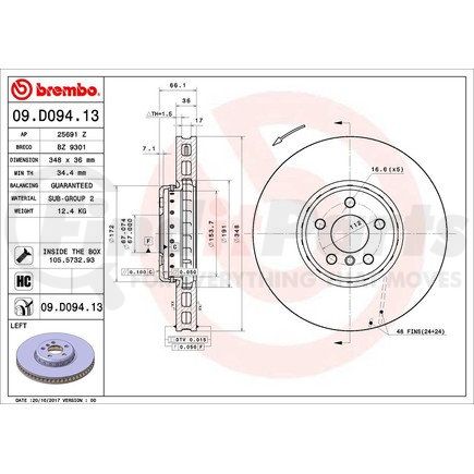 Brembo 09.D094.13
